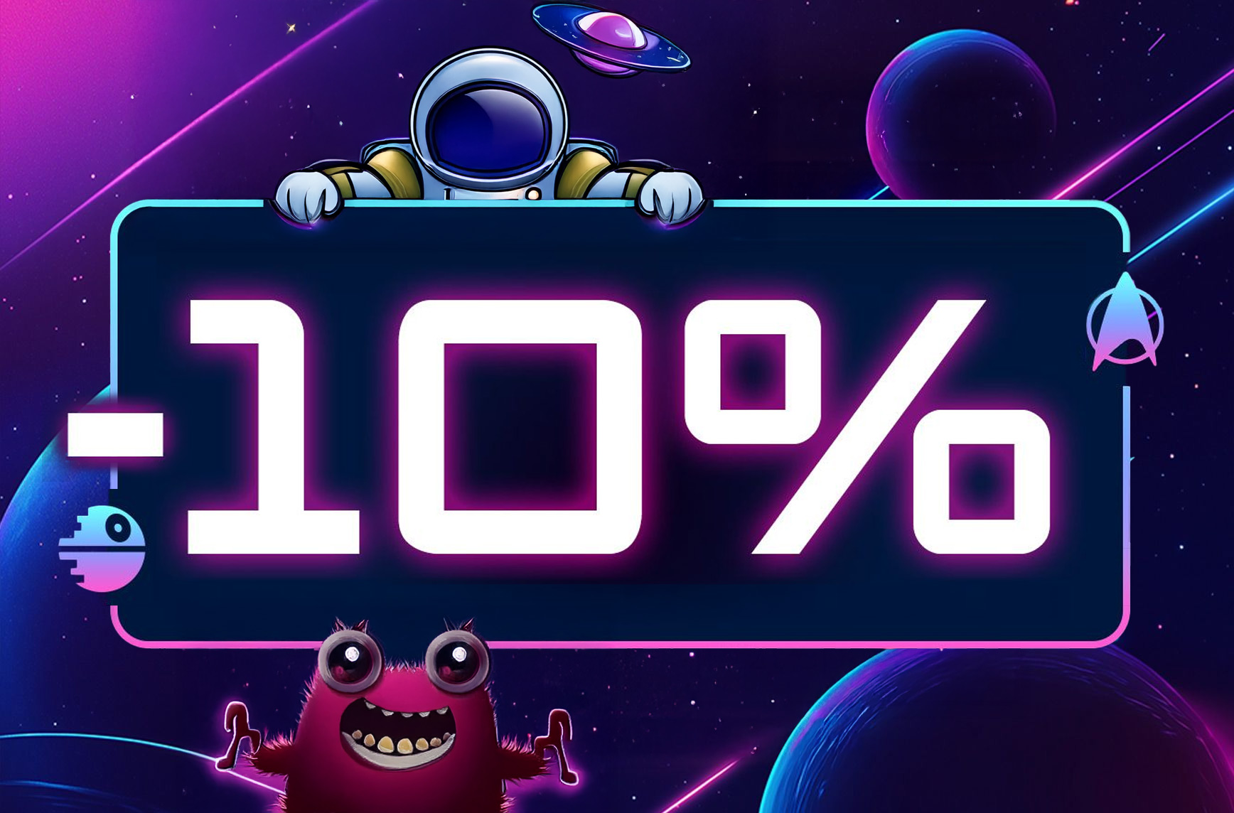 Galaktische Woche - 10% Rabatt